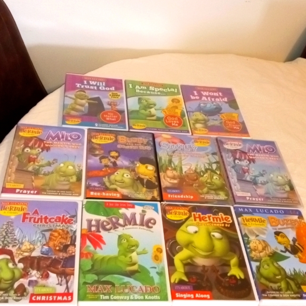 Max Lucado Hermie Milo DVDs set of 10